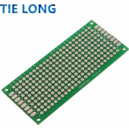 10pcs Double Side Prototype PCB diy Universal Printed Circuit Board 3x7cm Green