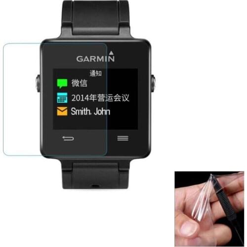 2pcs Anti-shock Soft TPU Ultra Clear Protective Film Guard For Garmin Vivoactive Smart Watch Screen Protector Cover (Not Glass)