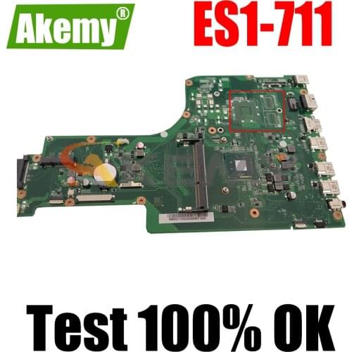AKEMY DA0ZYLMB6C0 REV C NBMS211002 NB.MS211.002 for acer aspire ES1-711 Motherboard CPU Onboard DDR3 full test