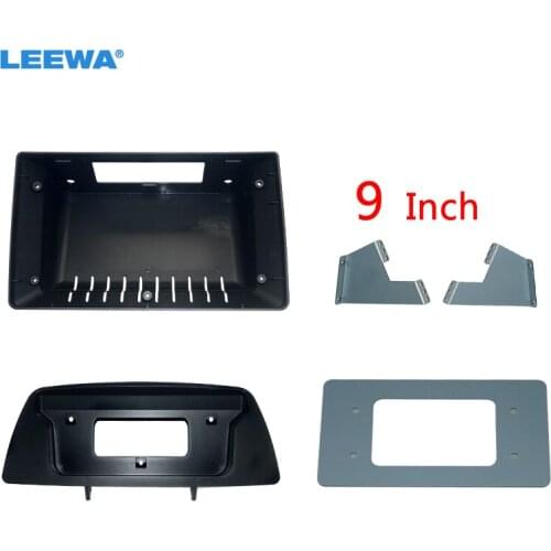 LEEWA Car Audio 2DIN Fascia Frame Adapter For Mazda BT-50 9" Big Screen DVD Player Radio Dash Fitting Panel Frame Kit #CA6719