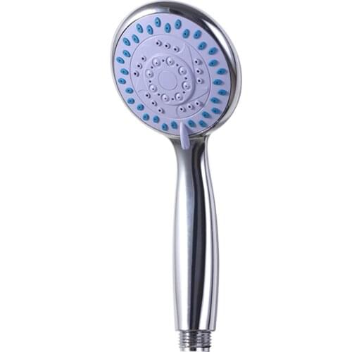 Large 5- Mode Function Chrome Bath Shower Head Handset Handheld Anti-limescale Universal Bathroom Accessories