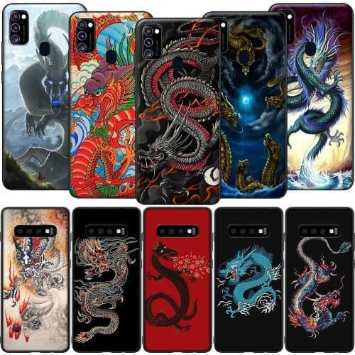 GX50 Chinese Dragon Case for Samsung Note 8 9 10 20 Ultra J2 J5 J4 J6 Plus J7 Prime Duo J730 Pro Core J8 Lite