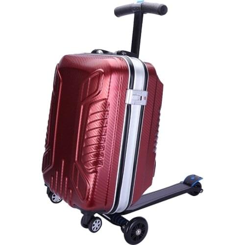 21 inch carry on luggage Waterproof travel suitcases scooter luggage bag storage box Boarding box Designer luggage suitcases