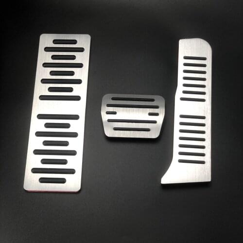 For Audi Q3 8U A3 8P A1 TT LHD Car Accessories Accelerator Brake Foot Rest Pedal Pads Gas Car Styling