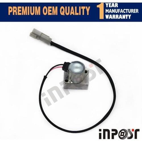 702-21-57400 12V Excavator Solenoid Valve for Komatsu PC200-8 PC200LC-8 PC220-8 PC220LC-8 PC300-8 PC300LC-8