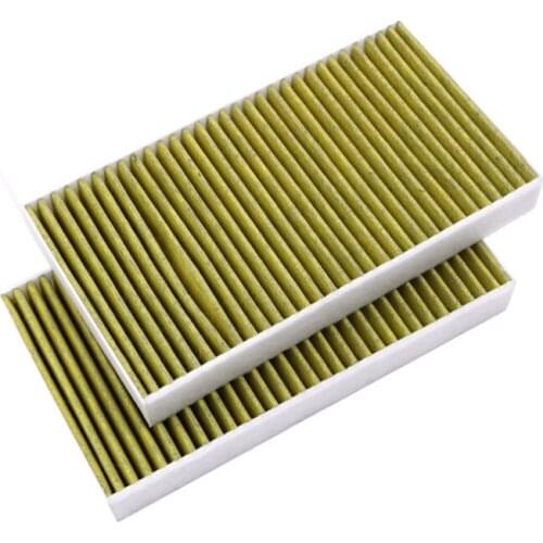 2PCS/set Activated Carbon Cabin Filter 1107681-00-A For Tesla Model 3 EV5YJ3 EVAWD5YJ3 2017 2018 2019