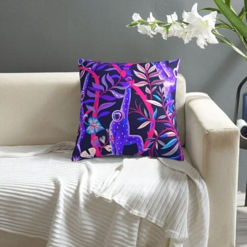 Colorful Monkeys Hanging On Trees Pattern pillowcase printed cushion cover sofa waist pillow pillow cover