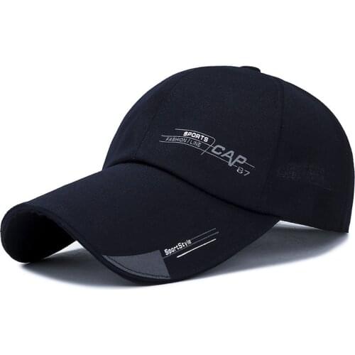 Summer Breathable Baseball Caps Unisex Adjustable Snapback Hats Fashion Letters Sun Gorras Casual Nylon Visors Caps Hip Hop Hats