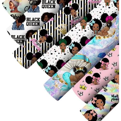 Synthetic Leather 20x33cm Cartoon Dog Printed Faux Leather Sheets in Crafts Mutistyle for Bows Fabrics,DIY Handmade,1Yc8644