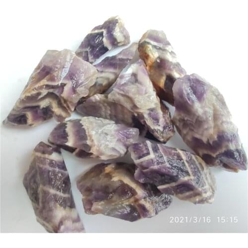 Natural Pattern Amethyst Stone Raw Quartz Irregular Shape Rough Rock Stone Reiki Healing Home Decoration