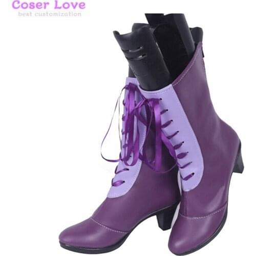 Shadow Verse Luna Cosplay Shoes Boots Halloween Christmas Shoes