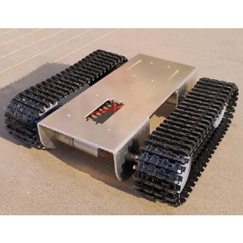 Smart Robot Tank Chassis Tracked Car Caterpillar with 2pcs 12V Motor for Arduino 51 Raspberry Pi DIY Project Parts