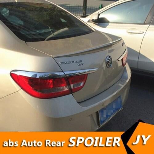 For BUICK Yate Spoiler 2011-2013 EXCELLE GT spoiler High Quality ABS Material Car Rear Wing Primer Color Rear Spoiler