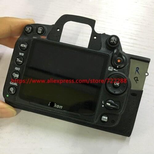 Repair Parts For Nikon D7000 Back Case Rear Cover With LCD Display Screen Unit and Button Used