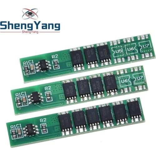 TZT 1S 7.5A 10A 15A 3.7V Li-ion 3 4 6MOS BMS PCM Battery Protection Board PCM for 18650 Lithium Lion Battery