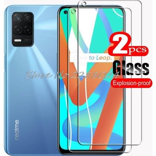 2PCS FOR Realme 8 5G High HD Tempered Glass Protective On OPPO Realme8 V13 RealmeV13 Phone Screen Protector Film