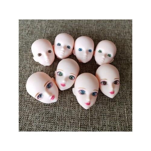 1/6 BJD Doll Bald Head 3D Eyes Bjd Dolls bjd sd / girl dolls, Blad Head with / without Makeup, Baby Girls Toys Gifts