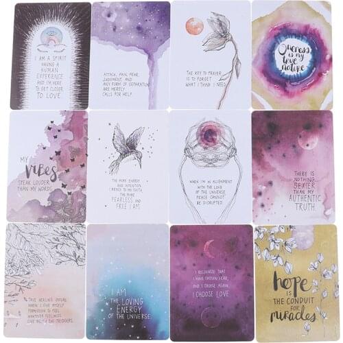 52 cards/set Full English Universe oracle cards deck mysterious tarot cards guidance divination fate board Classic game God Card