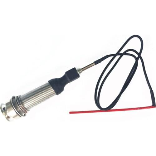 6.35mm Jack Plug Guitar Pickup Dual Voltage Pickup Piezo Cable Stick for Acoustic Guitar