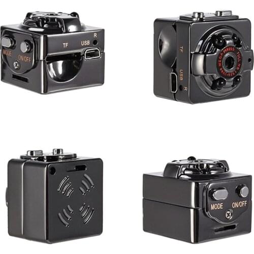 720P HD Camera SQ8 Infrared Night Vision Camera Aerial Outdoor Sports Camera Mini Wifi Camera Action Camera