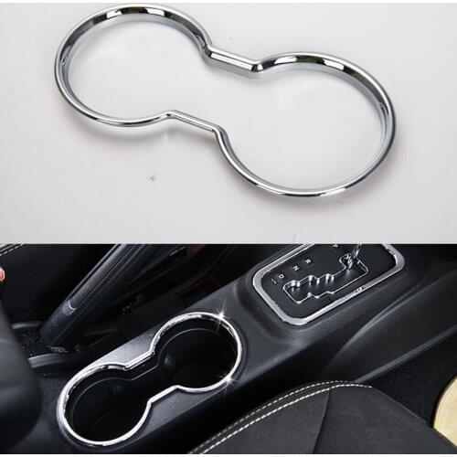 YAQUICKA Auto Car Inner Console Front Water Cup Holder Trim Cover Styling Fit For Jeep Wrangler 2011-2016 Car-covers 4Colors