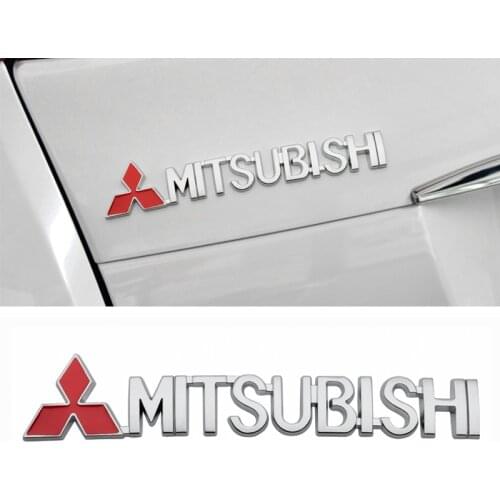 Car Accessories 3D Metal Emblem Badge Sticker For Mitsubishi ASX Lancer Pajero 4 Outlander Colt Galant 8 Carisma EX EVO Styling