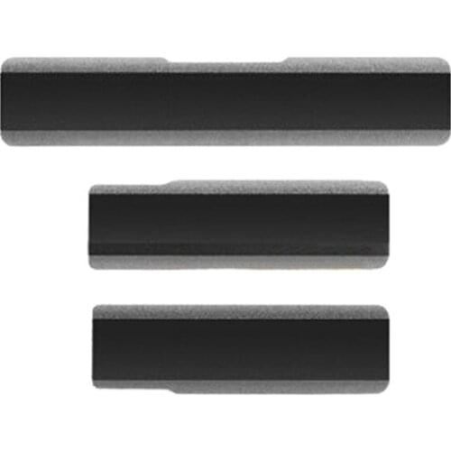 For Sony Xperia Z1 L39h C6903 Honami MicroSD Card Cap + SIM Card Cap + Charging Port Cover Plug - Black