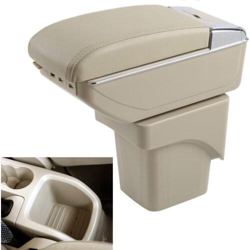 Center Centre Console Storage Box For Ford Focus 2 Mk2 2005-2011 Armrest Arm Rest Rotatable