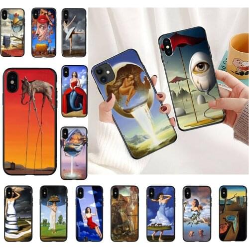 Salvador Dali Art Painting Phone Case For iPhone 11 8 7 6 6S Plus 7 plus 8 plus X XS MAX 5 5S XR 12 11 Pro max se 2020 Cover