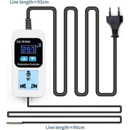 Digital display temperature controller adjustable temperature socket automatic temperature switch