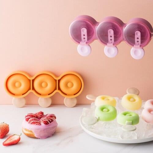 Popsicle Mould Household Ice Cream Silicone Mould Kitchen Tools Accessories Ice Tray DIY Ice Cream Tool for Childrens Dessert