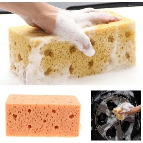 Car Styling Wash Sponge Soft Large Cleaning Honeycomb Coral Car Thick Sponge Block Car Supplies Auto Wash Tools Absorbent
