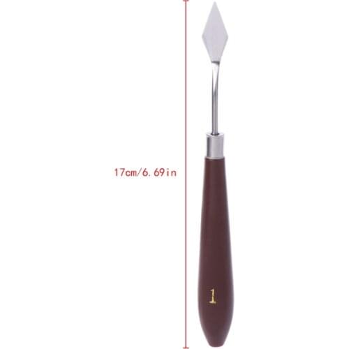Artist Stainless Steel Palette Knife Spatula Scraper for Mixing Oil Painting