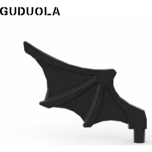 Guduola Special Brick Animal Wing with shaft 4mm 15082 MOC Building Block DIY Educational Toys Parts 20pcs/LOT