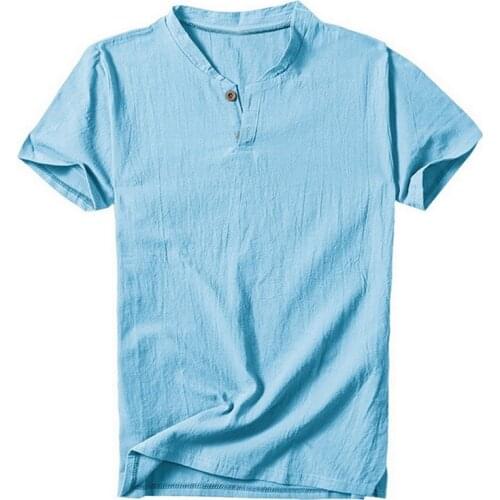 Litthing Men's Plain T-shirts
