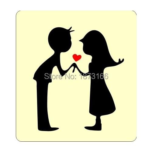 Lovers wooden die for scrapbooking 15.8mm thick