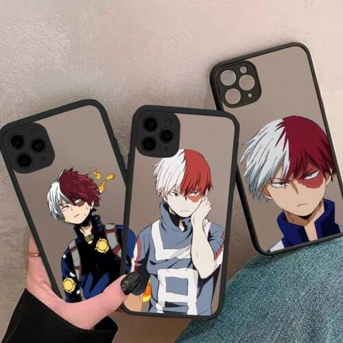 Todoroki Shoto My hero academia anime manga Phone Case matte transparent For iphone 7 8 11 12 plus mini x xs xr pro max cover