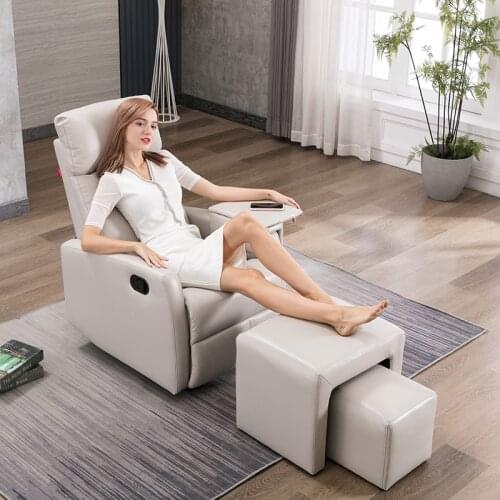 Multifunctional Reclining Sofas Nail Shop Single Fold Sofa Bed Old Man Massage Furniture Internet Cafe First Class Sofa Chair