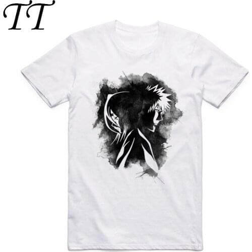 2019 S-XXX BLEACH Japanese anime T-shirt Fashion Short sleeve O-Neck Tops Tees Summer T shirt casual homme Hip Hop Swag Tshirt