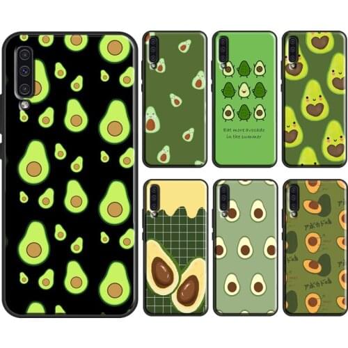 Funny Avocado Art Fruit Soft Case For Samsung A21S A20e A10 A20 A40 A50 A70 A12 A52 A11 A31 A41 A51 A71 M31 Coque