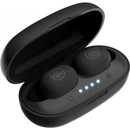 Newest VTJ V1-5.0 Bluetooth 5.0 Earphones TWS Fingerprint Touch Headset HiFI Stereo In-ear Earbuds Wireless earphone for sport