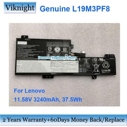 Genuine L19M3PF8 Battery For Lenovo IdeaPad Flex 3 11 Flex 3-11 IGL05 5B10X02604 L19C3PF8 SB10X02592 SB10X02595 11.58V