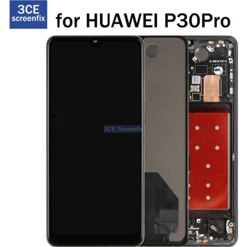 Original 6.47" Display with frame Replacement for Huawei P30 Pro LCD Touch Screen Digitizer Assembly VOG-L29 VOG-L09 VOG-L04