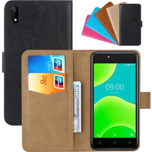 Luxury Wallet Case For Wiko Y50 PU Leather Retro Flip Cover Magnetic Fashion Cases Strap