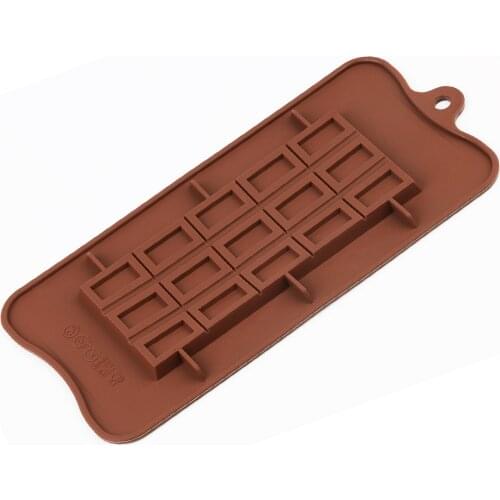 Silicone Chocolate Bar Baking Mold Cake Mold Candy Mold Non-stick For Chocolate Ice Candy Jelly Resin Cake Decoration Bakeware