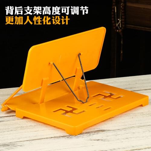 Foldable Storage Scripture Reading Bracket Buddhist Book Stand Shelves