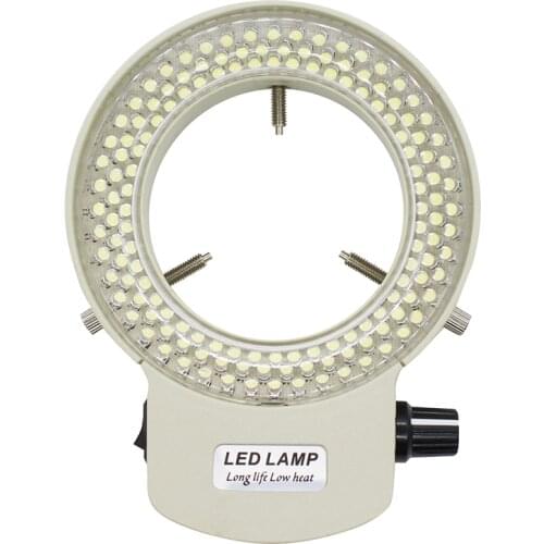 Microscope light source LED ring light 144 lamp bead inner diameter 63mm body digital microscope external auxiliary aperture