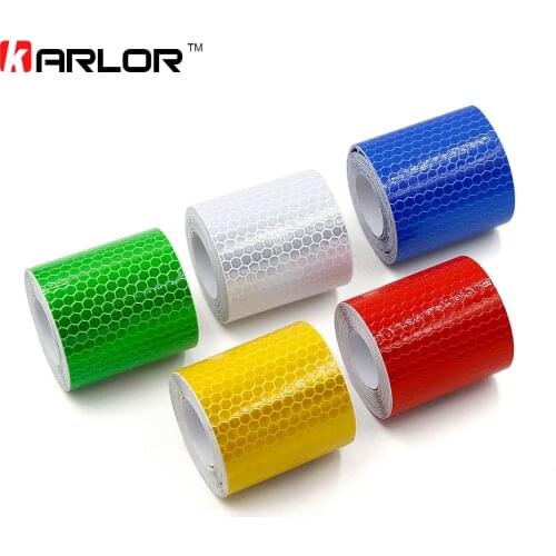 Reflective Tape 5*300cm Car Styling Safety Warning Material Motorcycle Cycling Car Stickers For Renault Ford Toyota Bmw Vw Lada