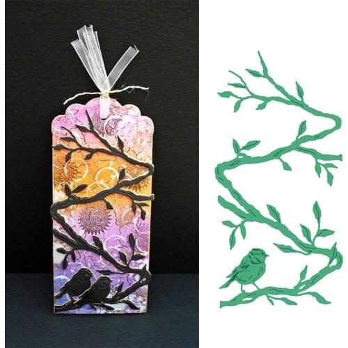 Bird Branch Metal Cutting Dies Stencils for DIY Scrapbooking Embossing Photo Album Decoration Paper Cards Crafts Die Cut 2019