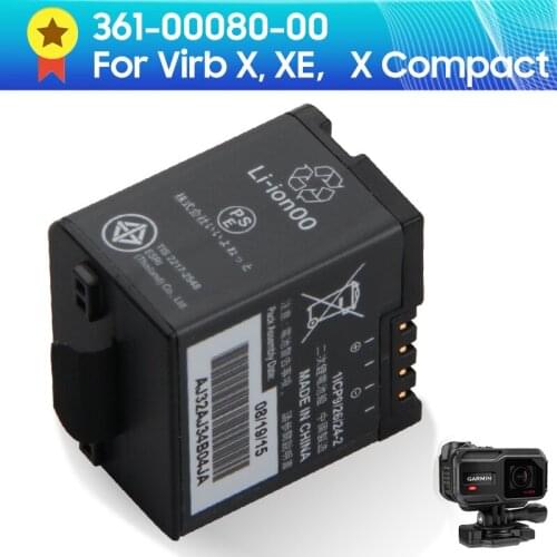 Replacement Battery 361-00080-00 For Garmin Virb X Compact VIRB XE 100% Original 980mAh Batteria sostitutiva Garmin